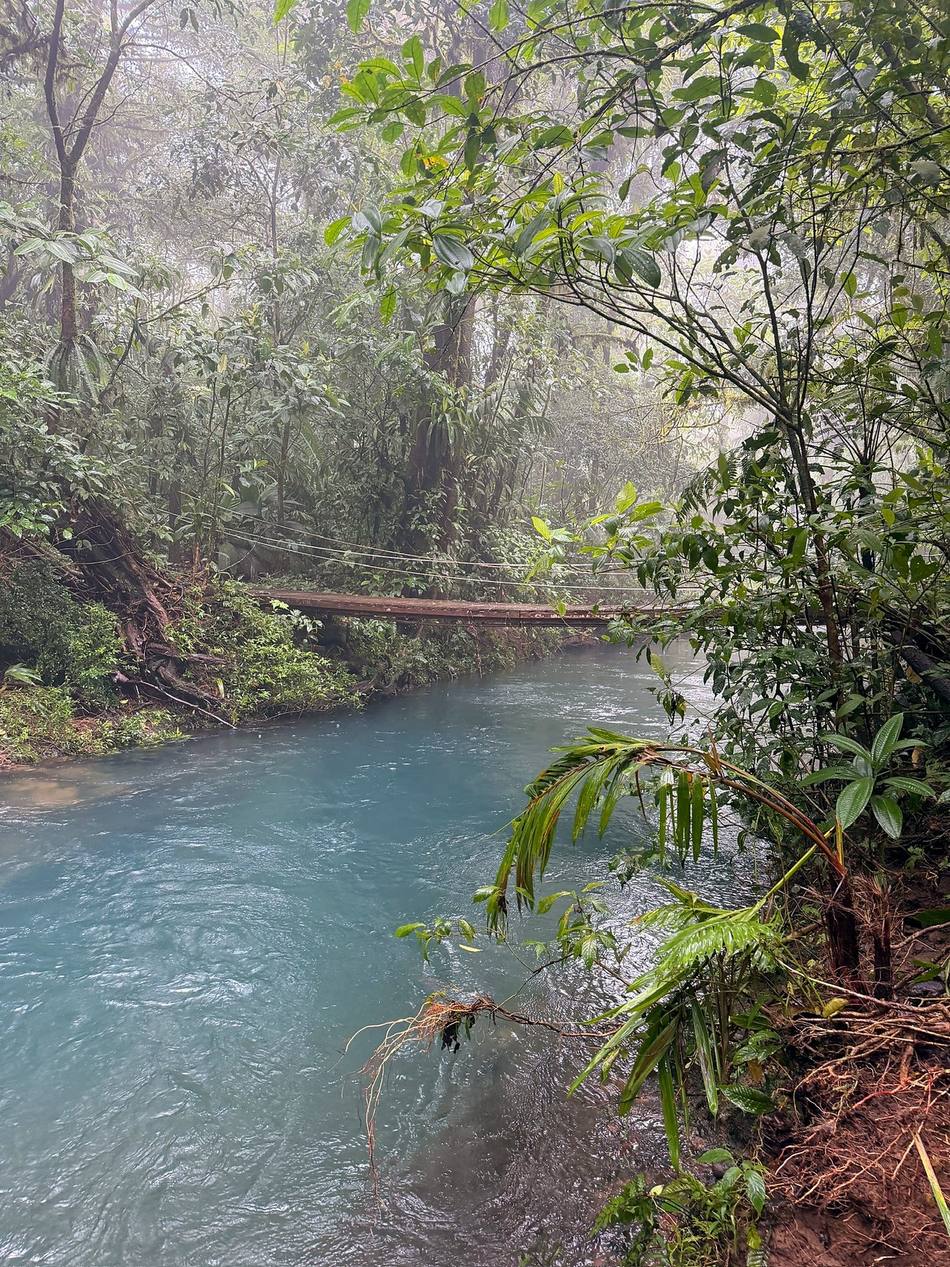 Río Celeste. Zafamos con el color