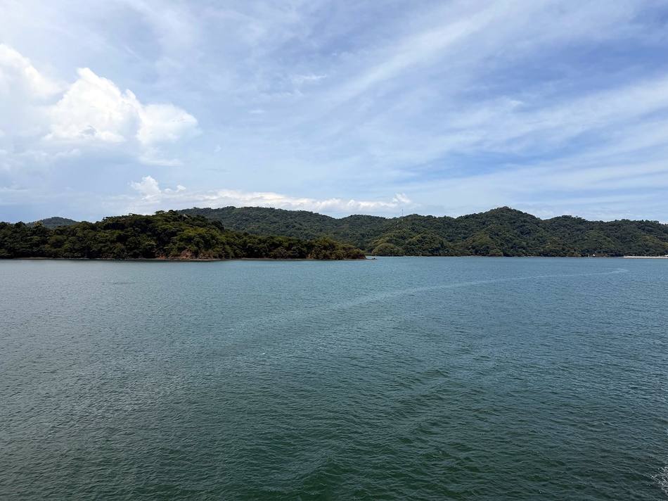 El golfo de Nicoya desde la cubierta