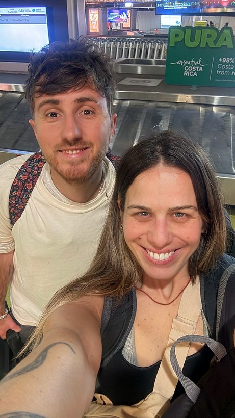 Llegamos. Pura vida