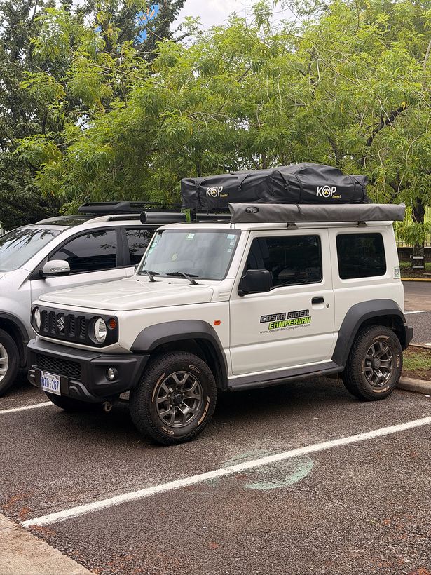 El Jimny, casa rodante por diecisiete días