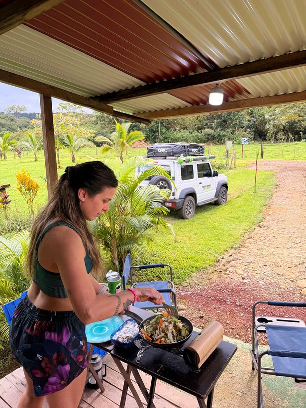 Cocinando en el rancho