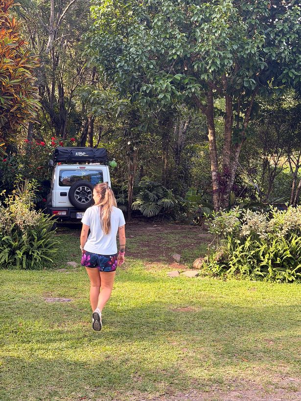 Llegando a Camping Turín