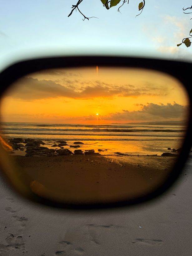 El atardecer, del otro lado del anteojo