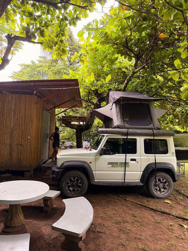 El campamento de Uvita, para nosotros solos