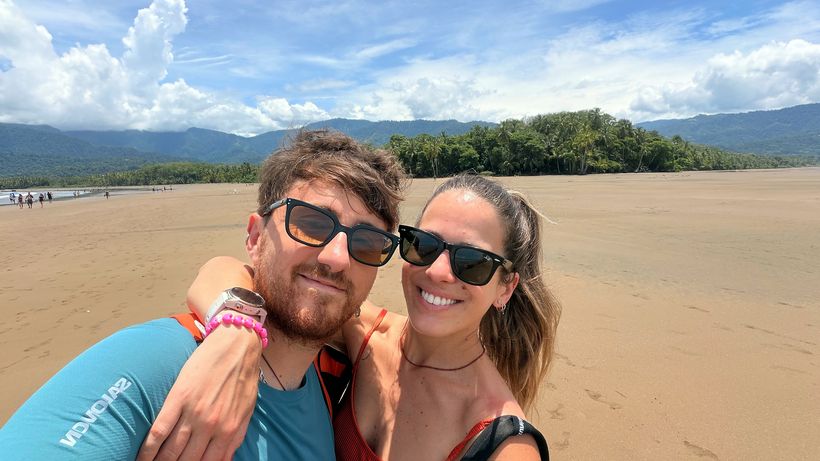 Al final de la lengua de arena