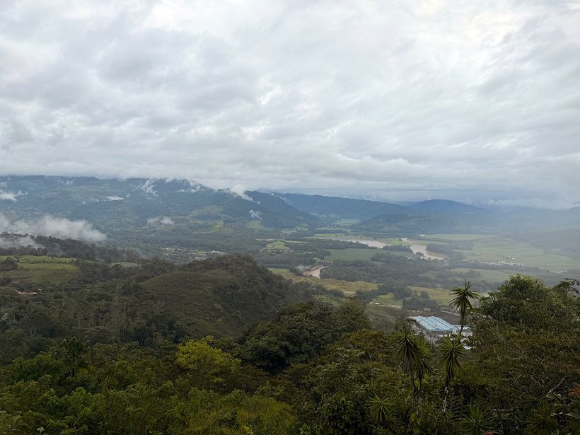 El valle entero desde el mirador